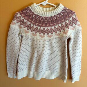 Toddler Girls Cynthia Rowley Cable Knit Fair Isle Sweater Dress